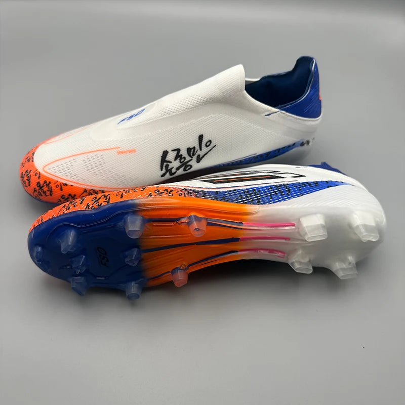 Mens Boys Professional Football Boots TF/FG Soccer Shoes High Ankle Kids Cleats Training Sport Sneakers Outdoor High-quality