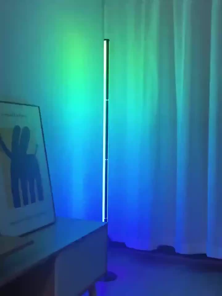 AuraShift RGB Smart Floor Lamp – 16M Colors, Music Sync, App & Remote Control, 68 Lighting Scenes for Home & Party