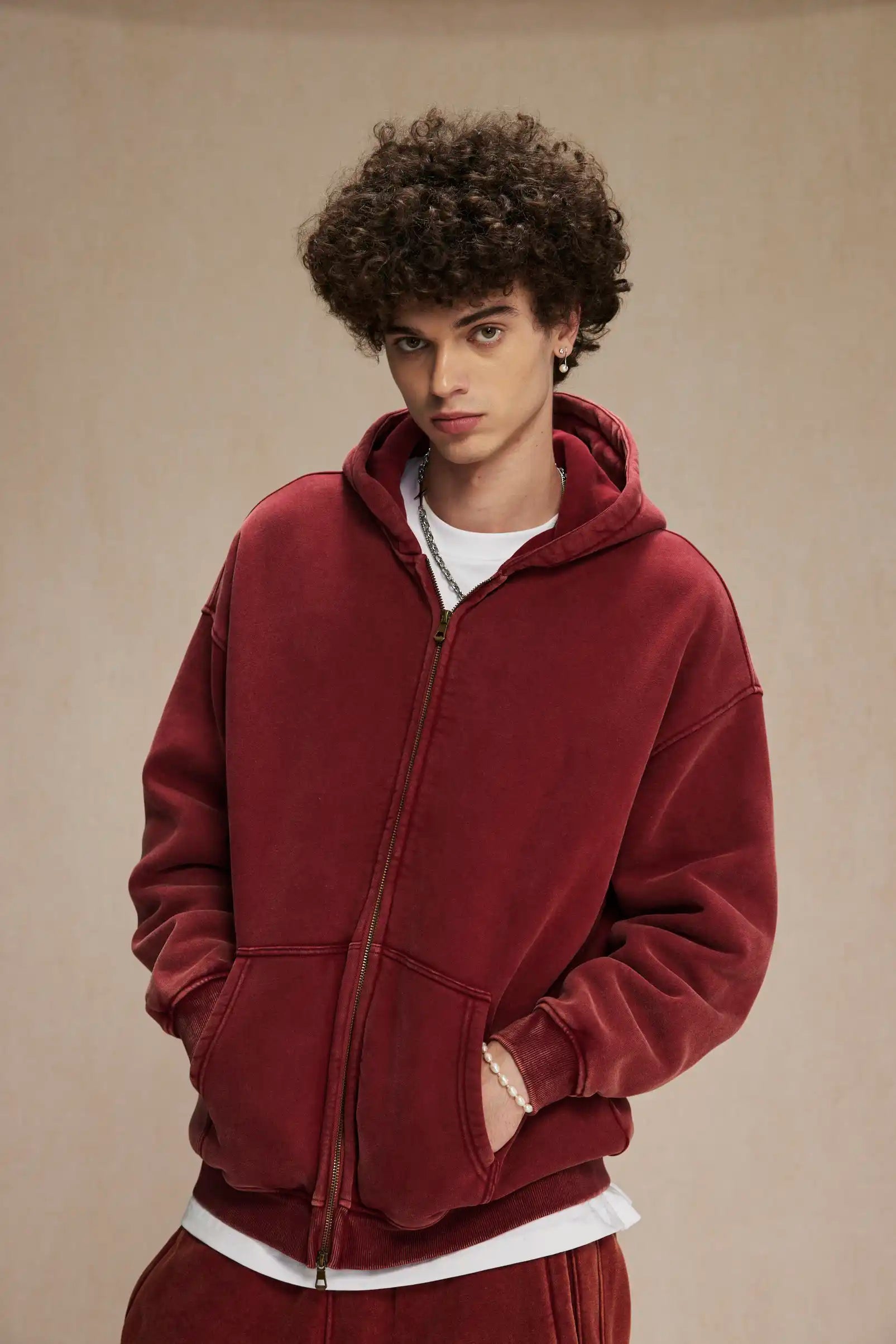 Men And Women: Autumn And Winter Zippered Hoodie