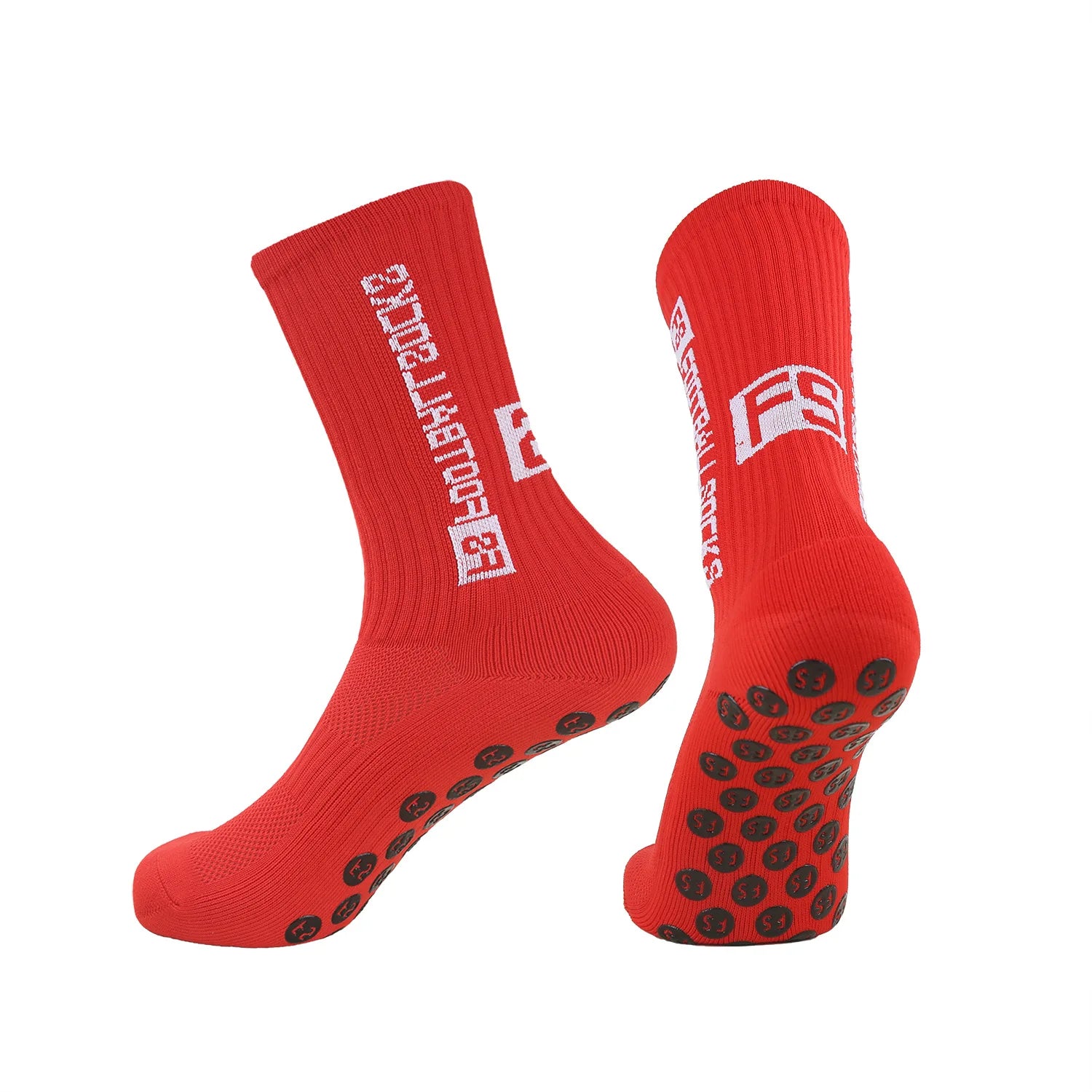 1 pair of professional football socks, sports socks.