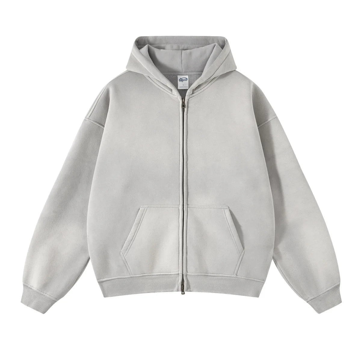 Men And Women: Autumn And Winter Zippered Hoodie