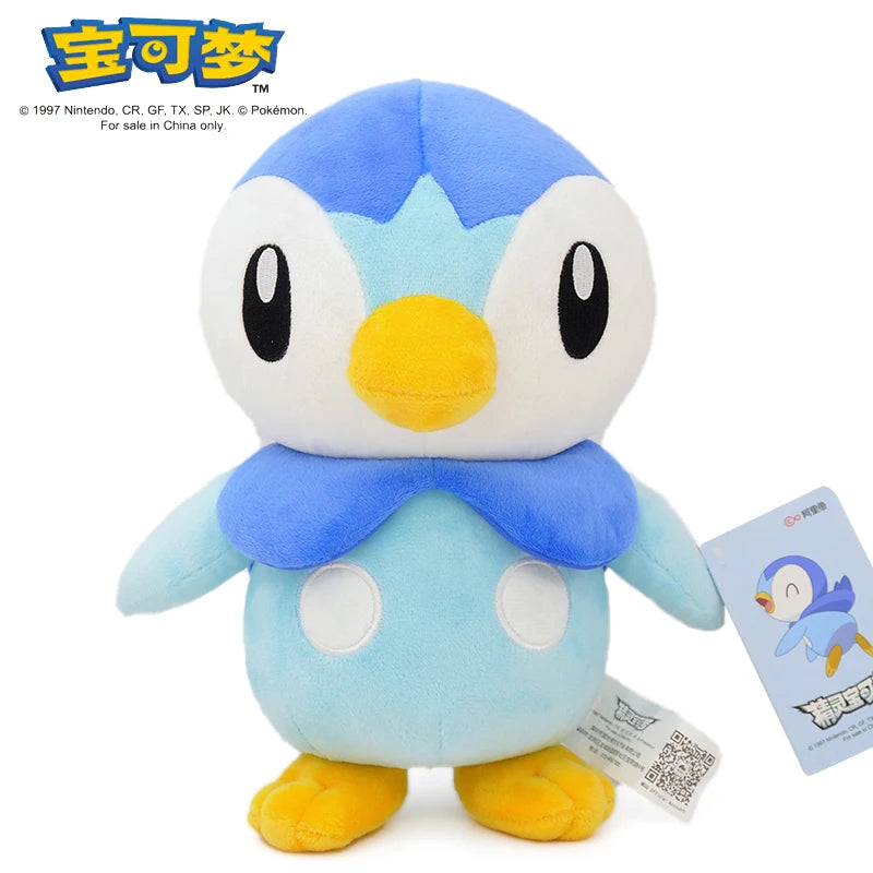 POKEMON Original Plush Toy Cute Cartoon Piplup Toys for Kids Gift