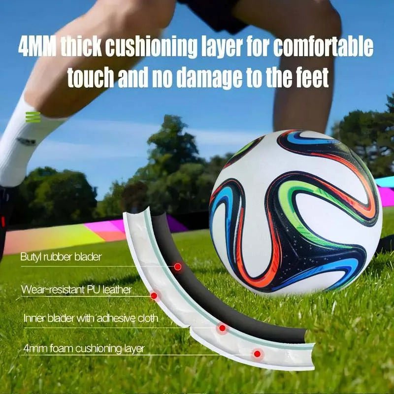 Football Men and Women Competition Football Outdoor Sports Training Ball Professional Thickened Team Football