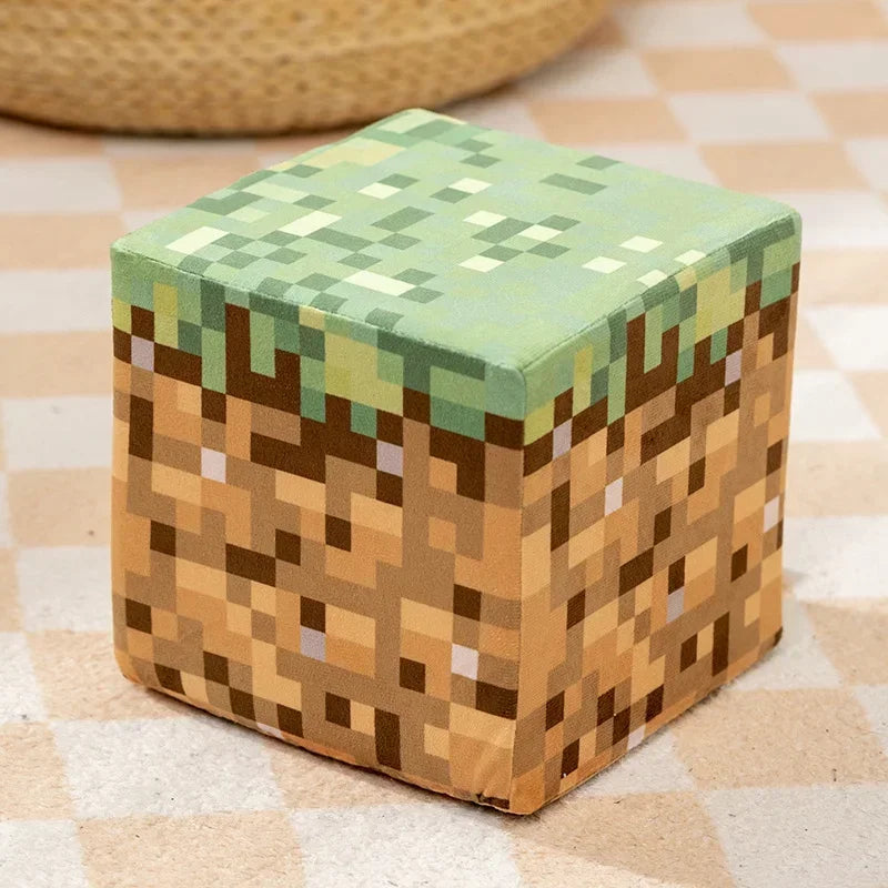 Minecraft Block Plushies And Pillows