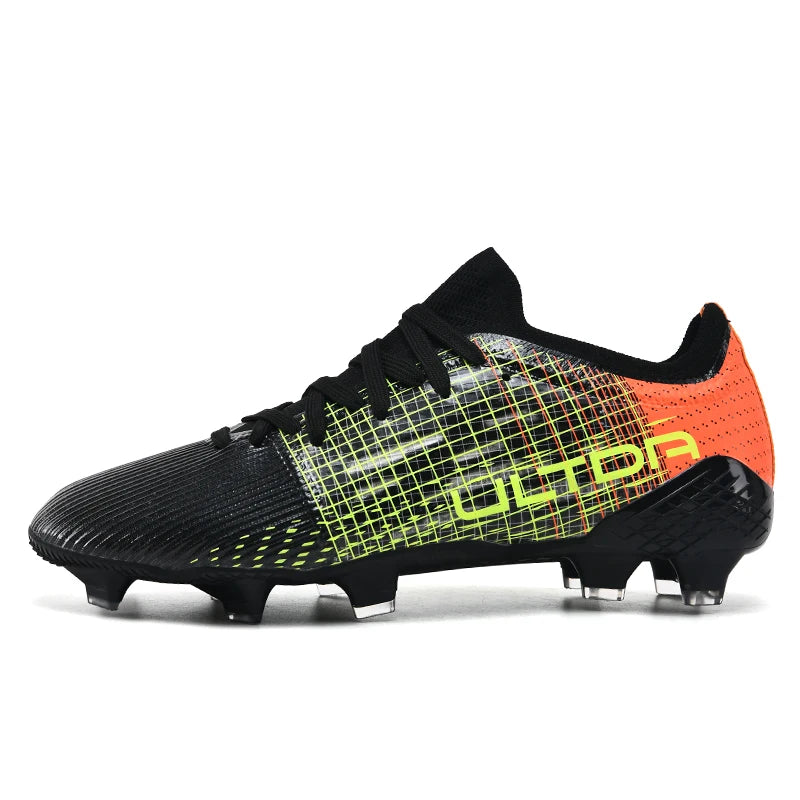 Professional Football Shoes for Athletes Seamless Craftsmanship High Top Soccer Shoes Training Shoes Broken Nails Sizes 34-44