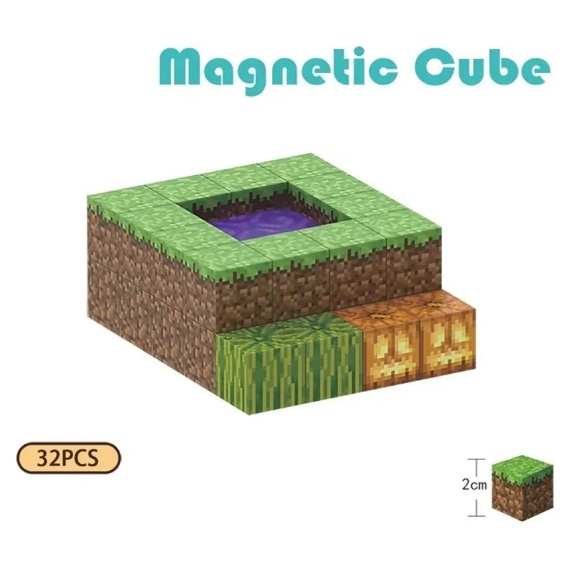 Dirt Portal Magnetic Building Blocks