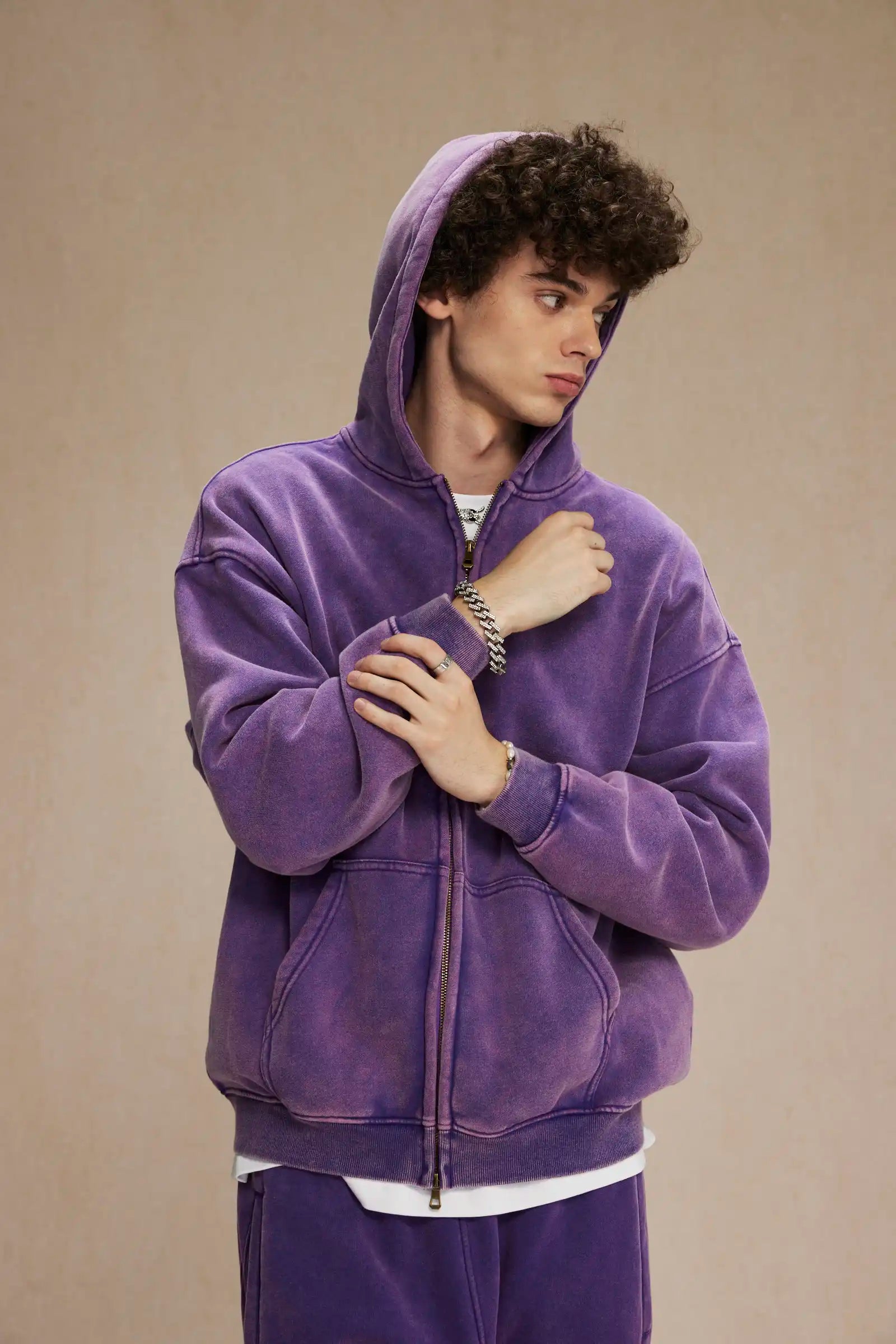 Men And Women: Autumn And Winter Zippered Hoodie