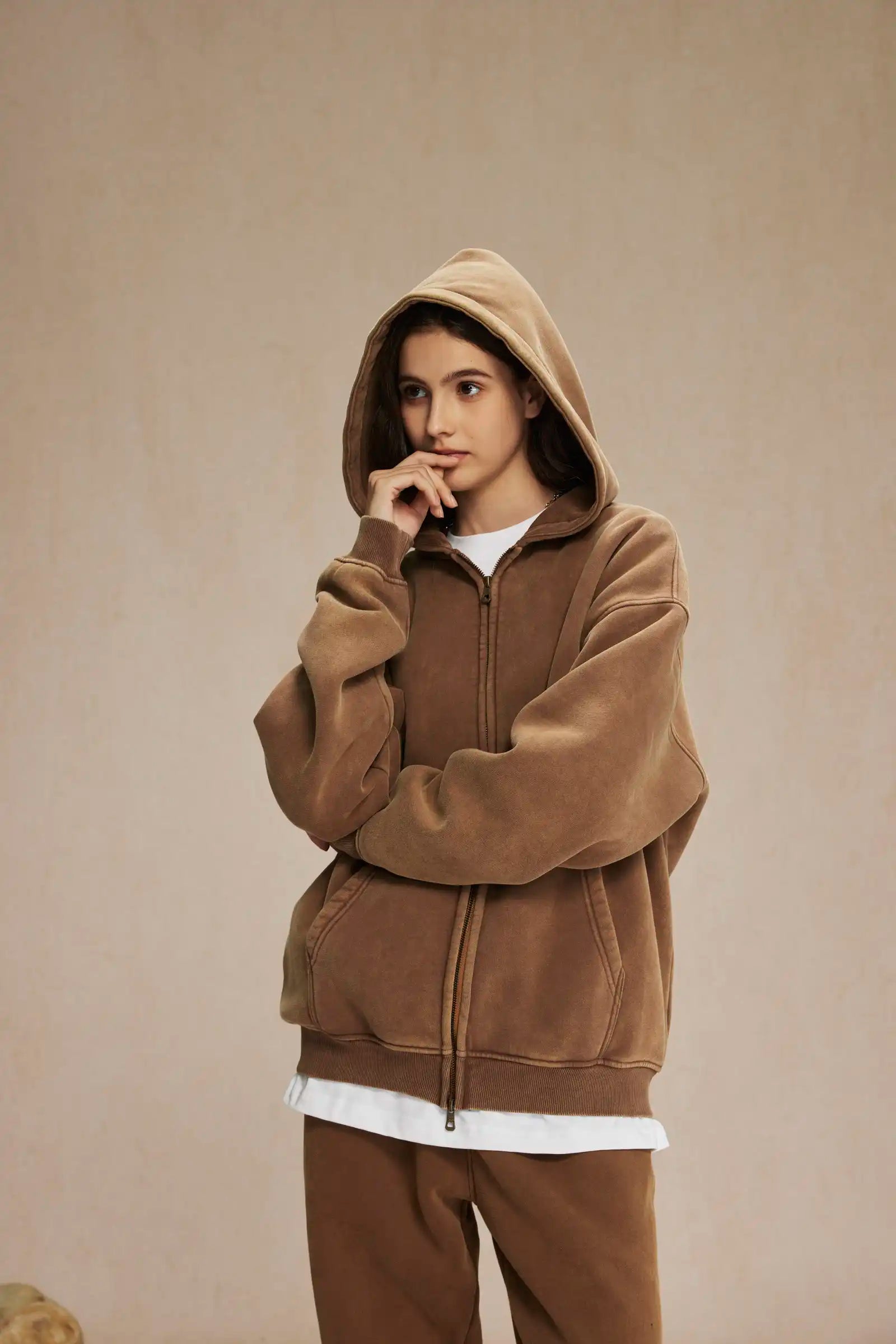 Men And Women: Autumn And Winter Zippered Hoodie