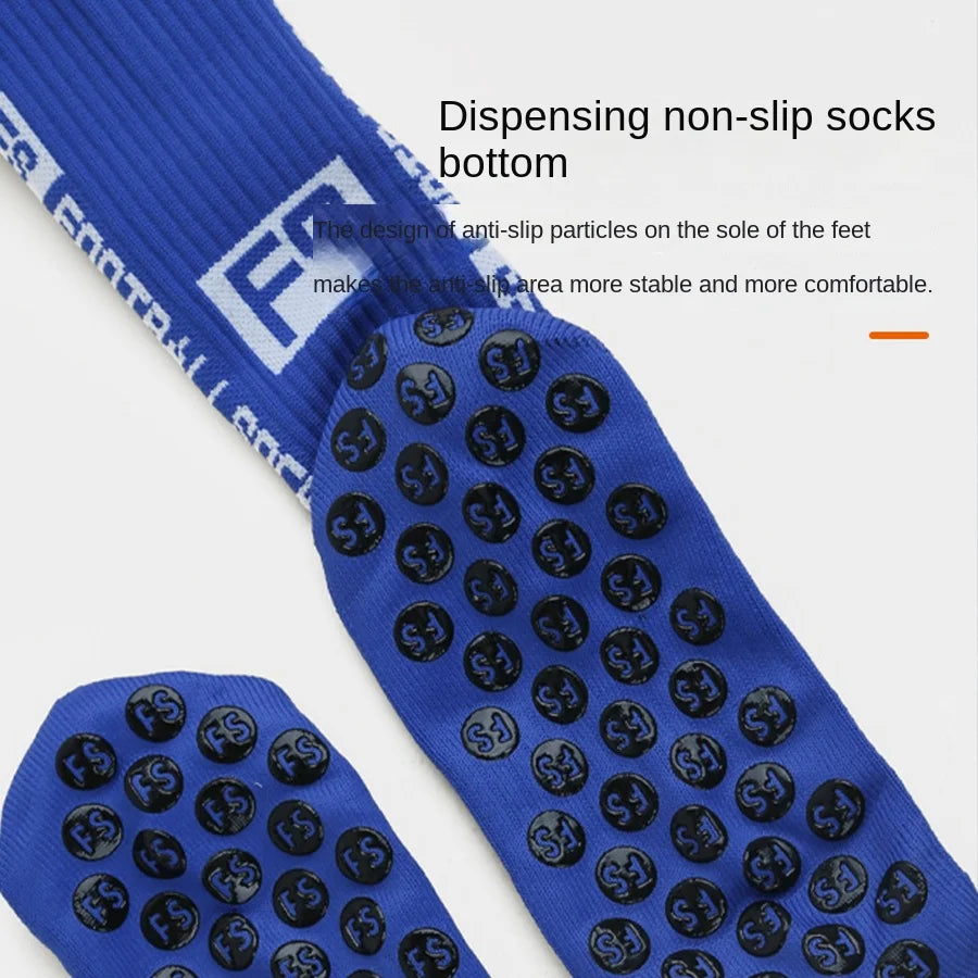 1 pair of professional football socks, sports socks.