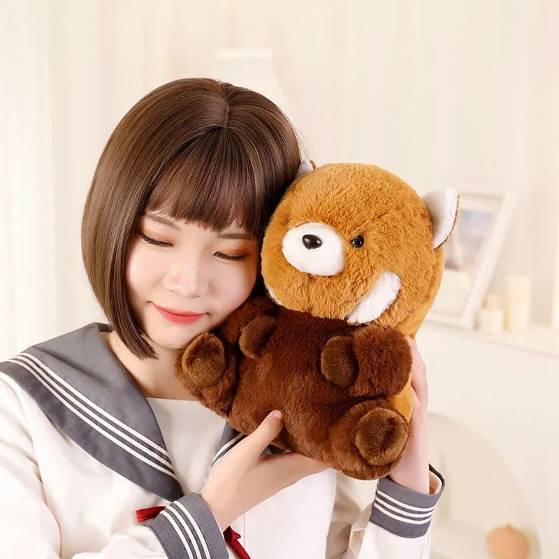 Super Soft Fluffy Hair Stuffed Animals Plushie Plush Raccoon Sloth Koala Hamster Alpaca Dinosaur Hug Toy Doll Birthday Gift
