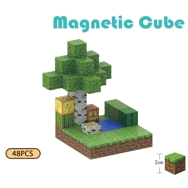 Birch Tree Magnetic Building Blocks