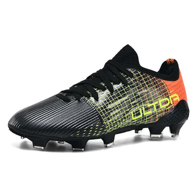 Professional Football Shoes for Athletes Seamless Craftsmanship High Top Soccer Shoes Training Shoes Broken Nails Sizes 34-44