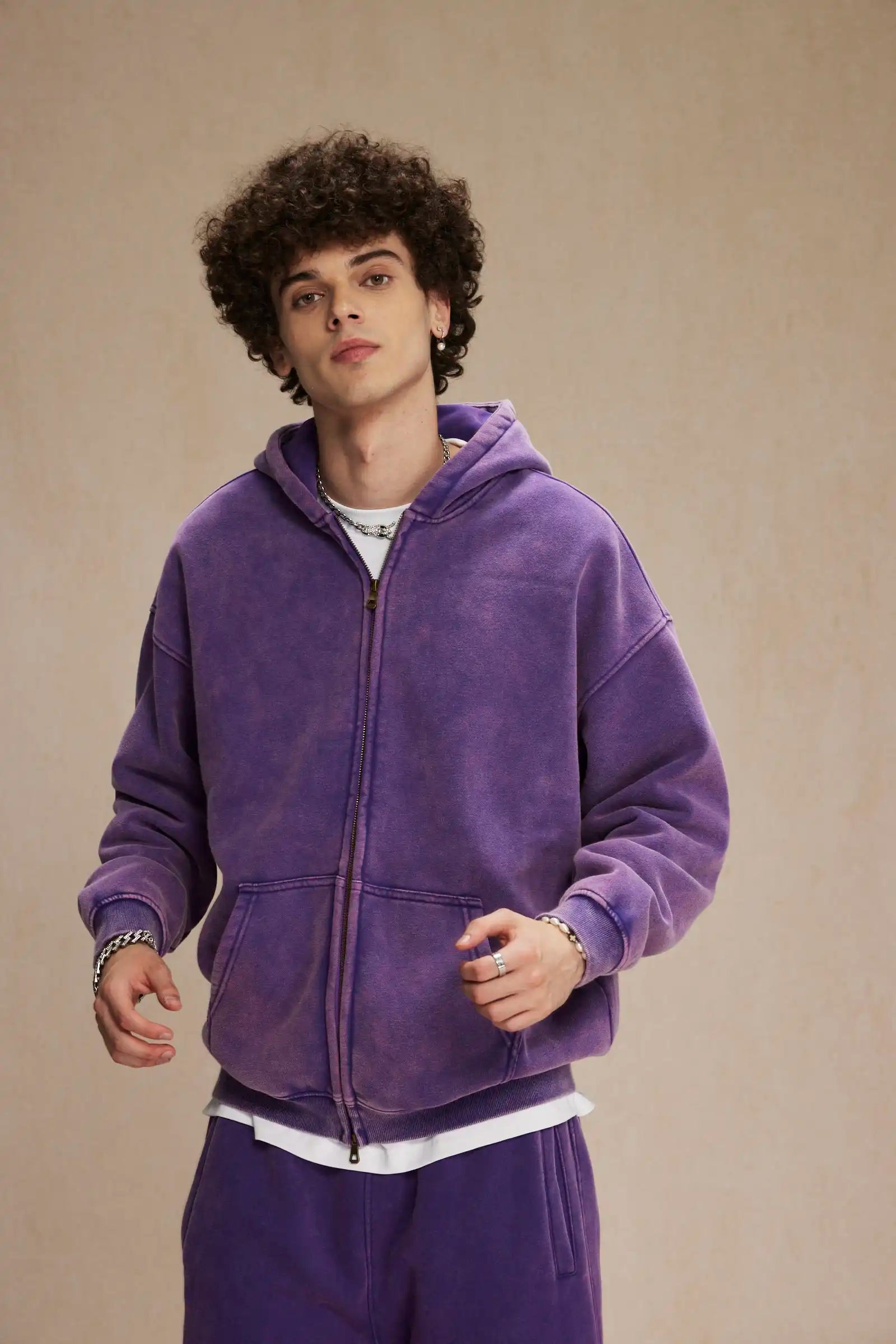 Men And Women: Autumn And Winter Zippered Hoodie