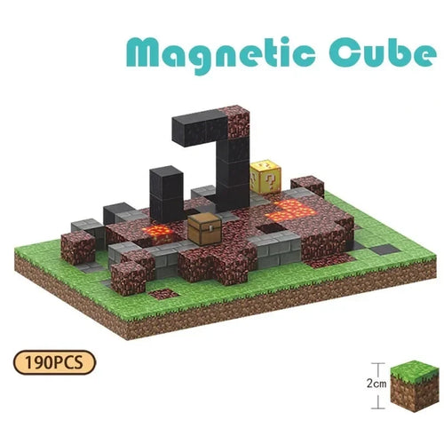 Abandoned Nether Portal Magnetic Building Blocks