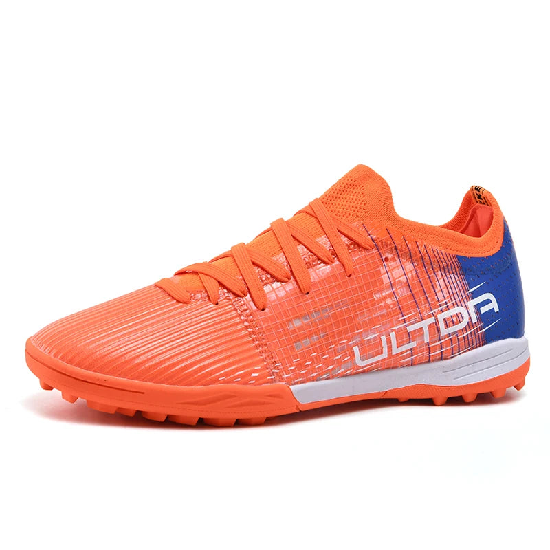 Professional Football Shoes for Athletes Seamless Craftsmanship High Top Soccer Shoes Training Shoes Broken Nails Sizes 34-44