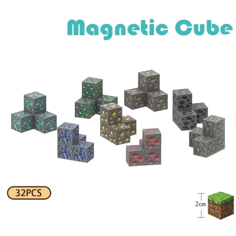 Ore Collection Magnetic Building Blocks