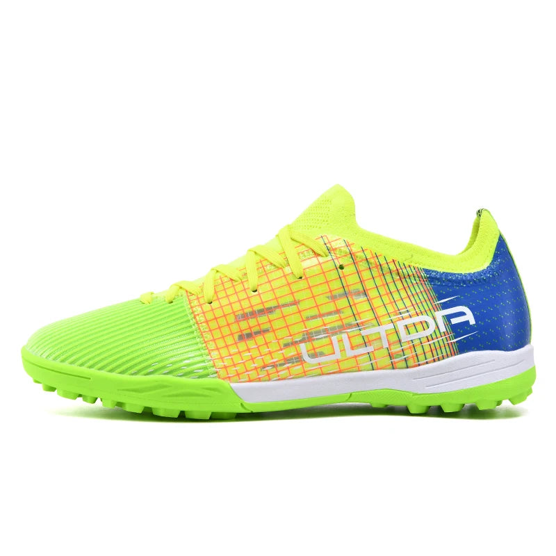 Professional Football Shoes for Athletes Seamless Craftsmanship High Top Soccer Shoes Training Shoes Broken Nails Sizes 34-44