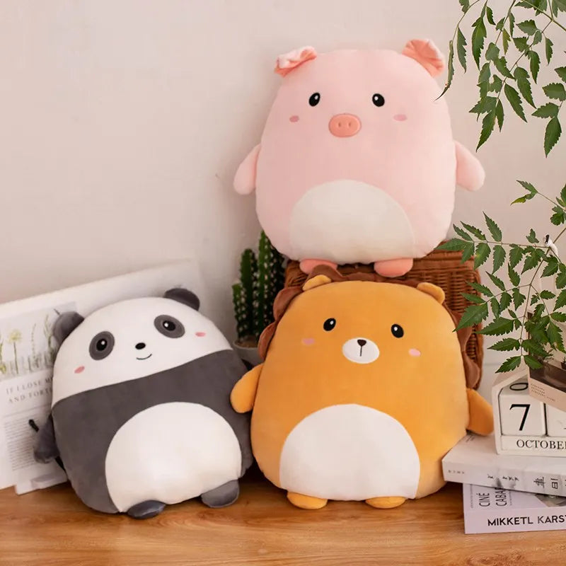 40cm Cuddly Squishy Zoo Animal Plush Pillow Soft