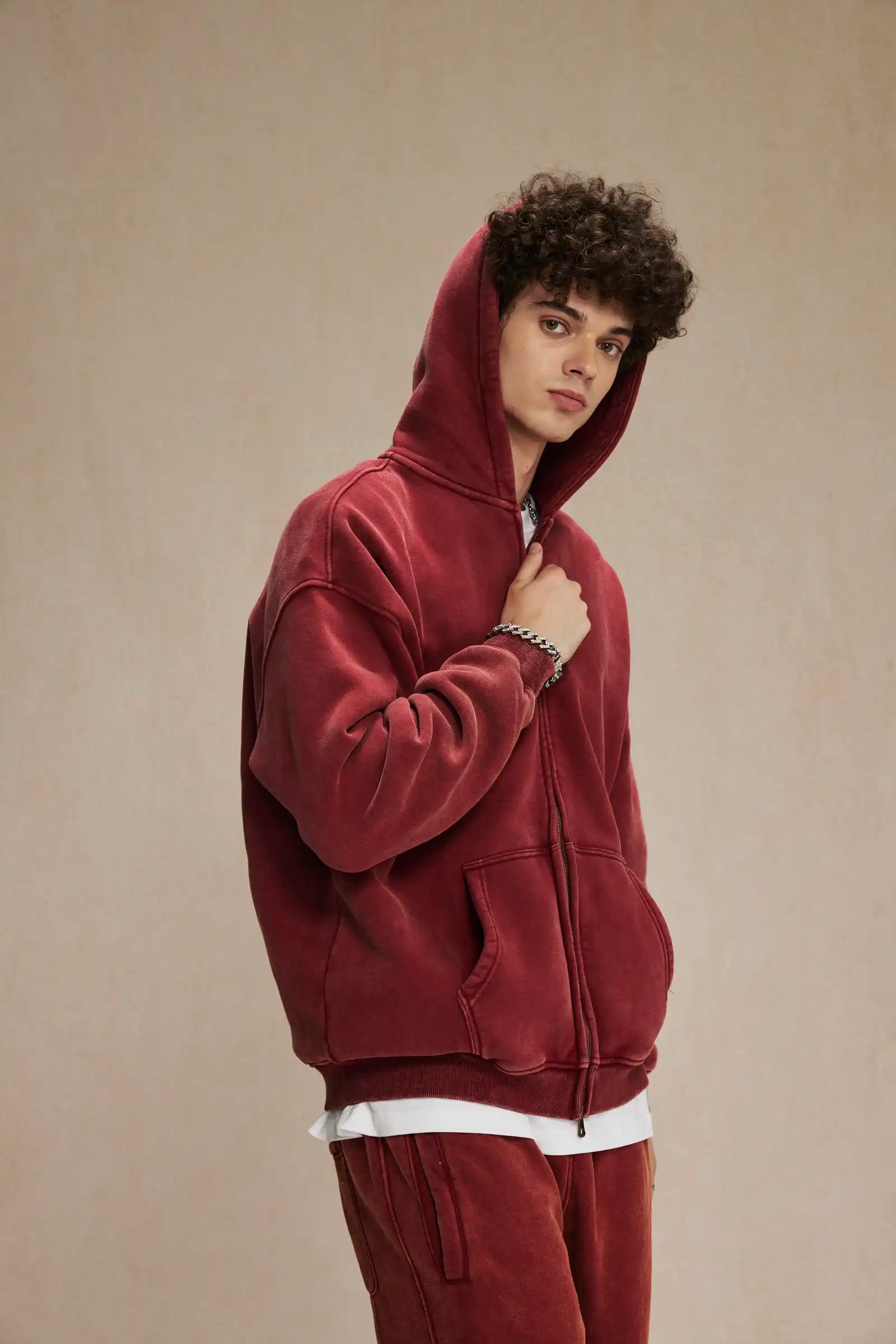 Men And Women: Autumn And Winter Zippered Hoodie