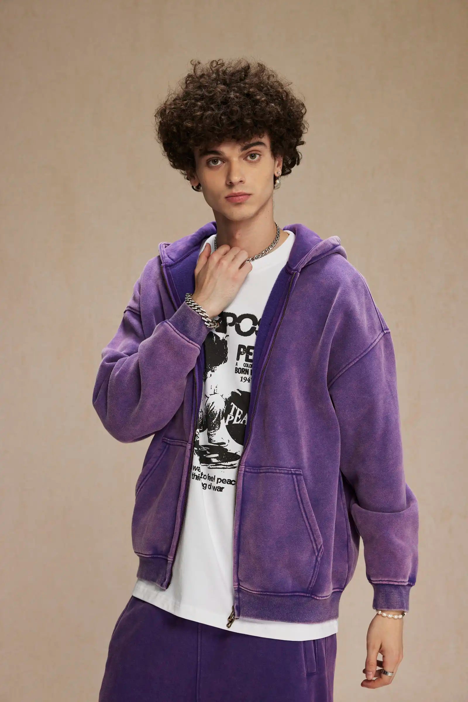 Men And Women: Autumn And Winter Zippered Hoodie