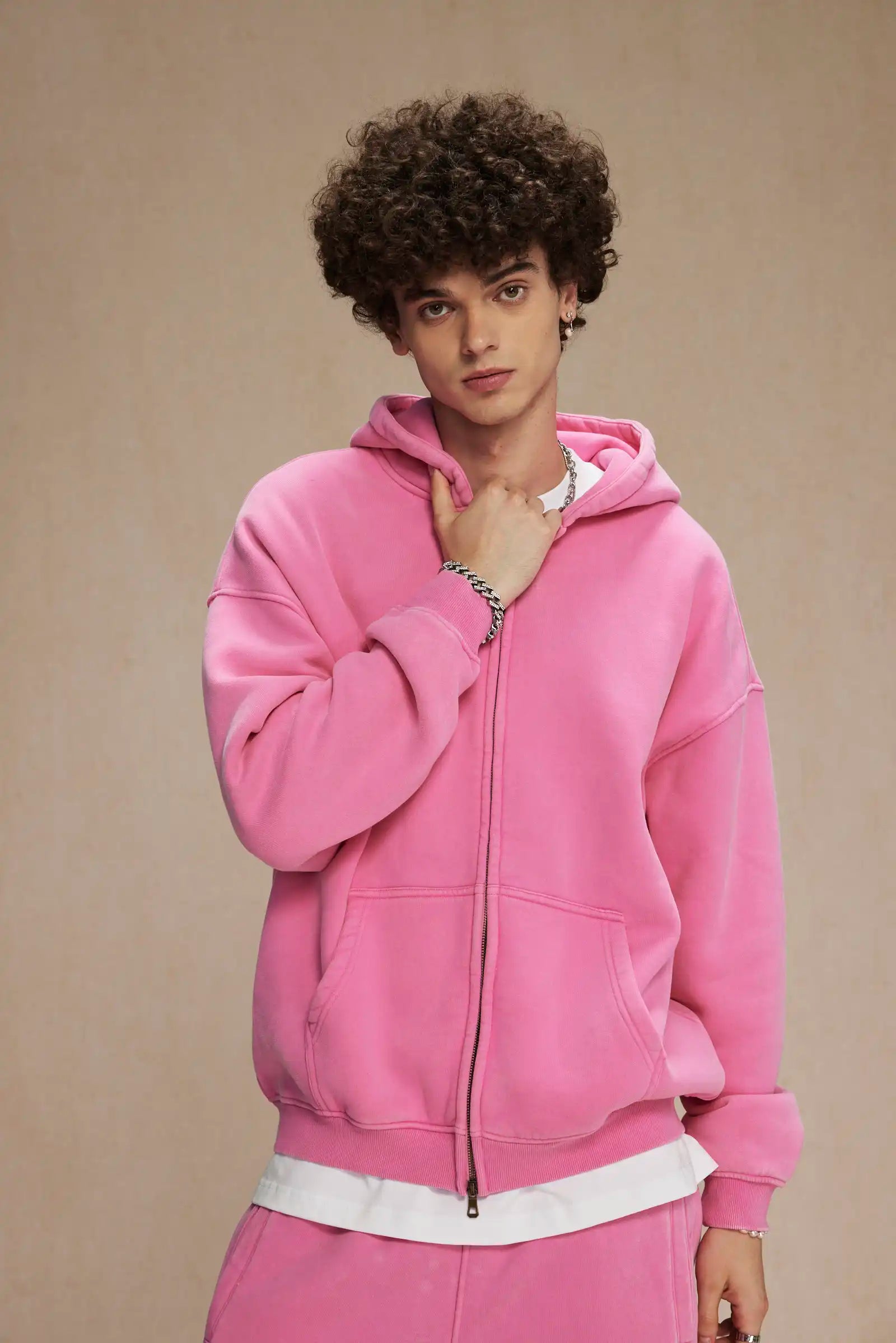 Men And Women: Autumn And Winter Zippered Hoodie