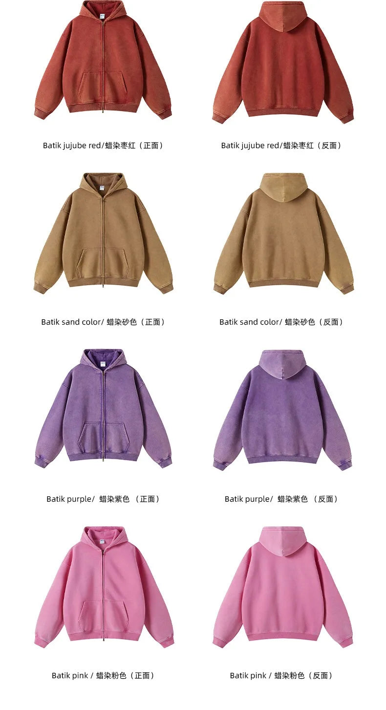 Men And Women: Autumn And Winter Zippered Hoodie