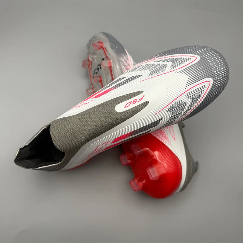 Mens Boys Professional Football Boots TF/FG Soccer Shoes High Ankle Kids Cleats Training Sport Sneakers Outdoor High-quality