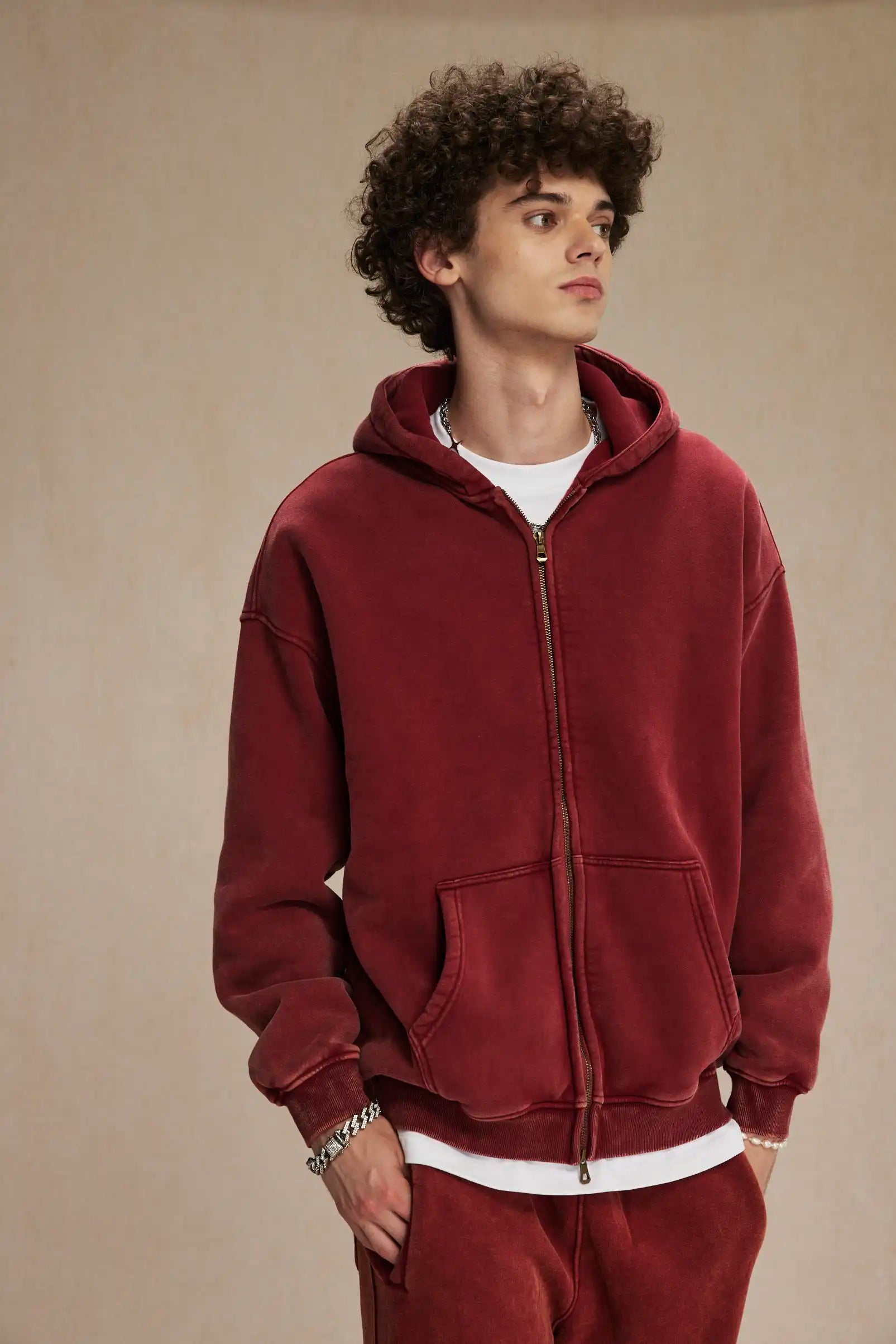 Men And Women: Autumn And Winter Zippered Hoodie