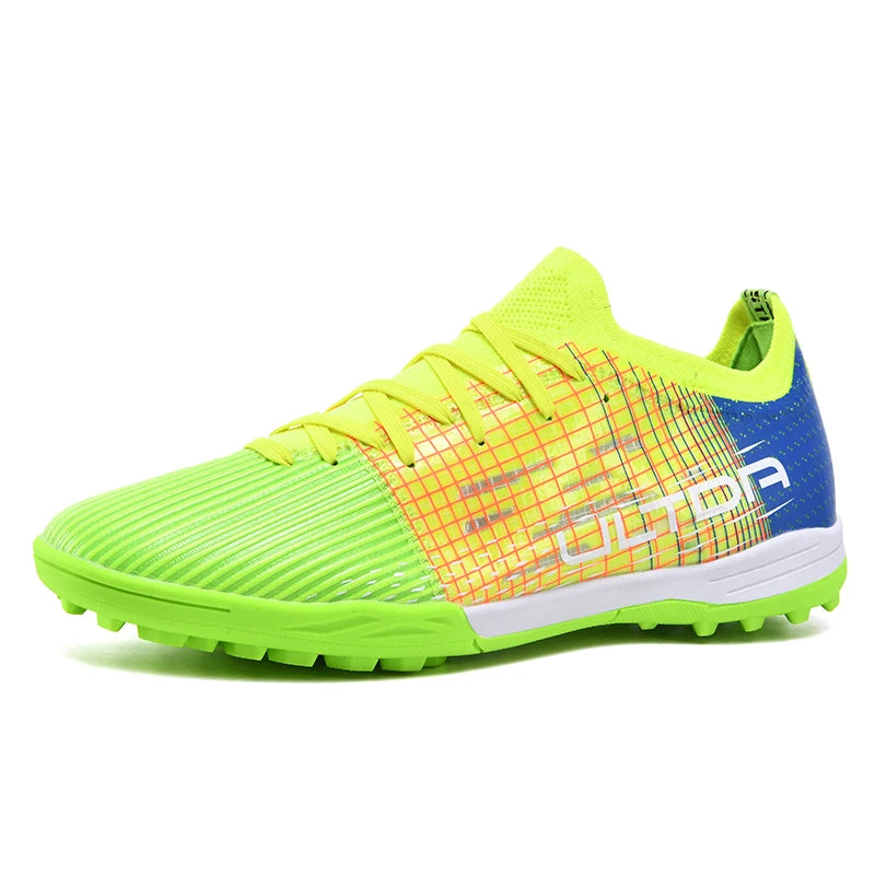 Professional Football Shoes for Athletes Seamless Craftsmanship High Top Soccer Shoes Training Shoes Broken Nails Sizes 34-44